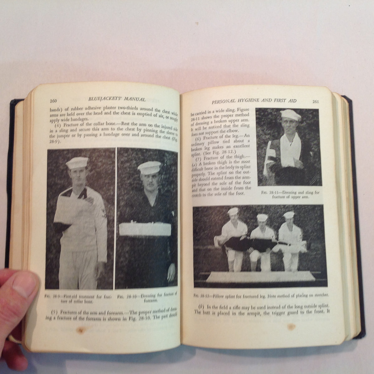 Vintage 1940 The Bluejackets' Manual US Navy Guide Book Tenth Edition