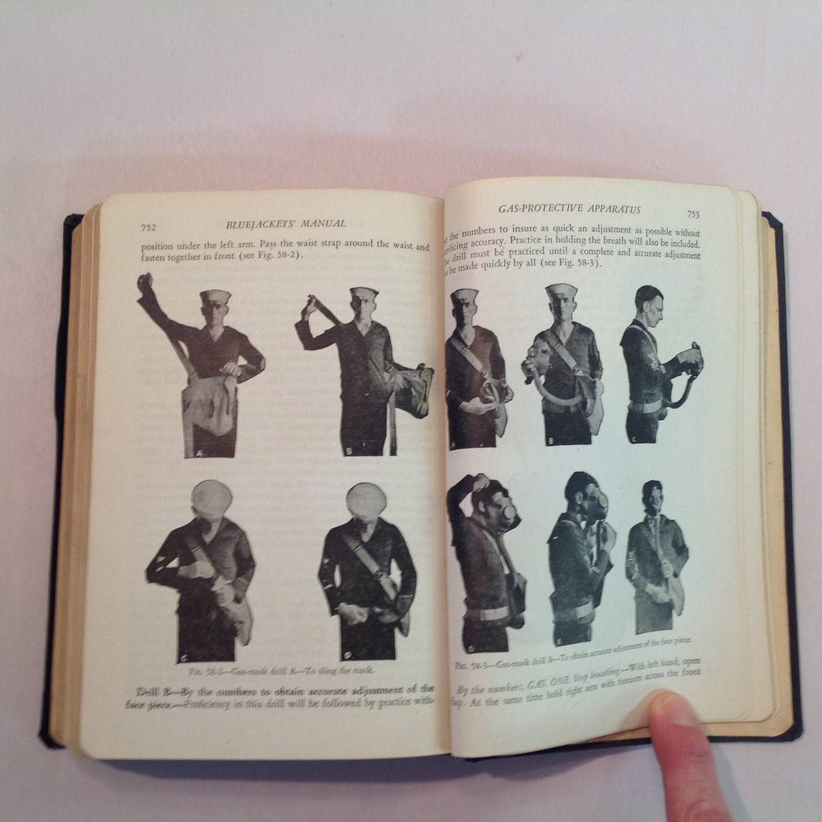 Vintage 1940 The Bluejackets' Manual US Navy Guide Book Tenth Edition