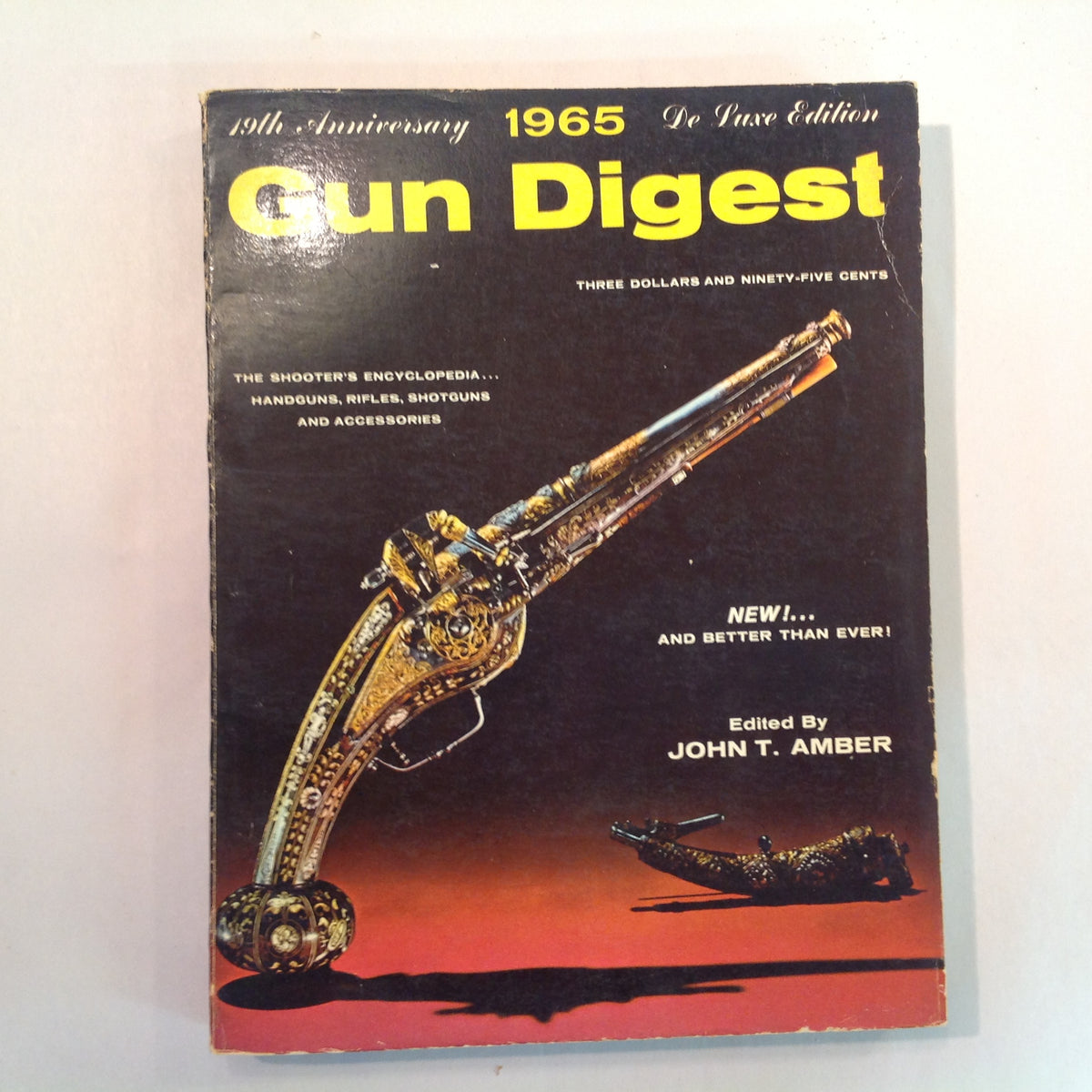 Vintage 1965 Trade Paperback Gun Digest 19th Anniversary De Luxe Edition Shooter's Encyclopedia