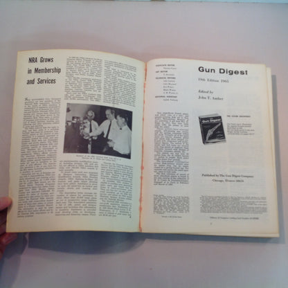 Vintage 1965 Trade Paperback Gun Digest 19th Anniversary De Luxe Edition Shooter's Encyclopedia