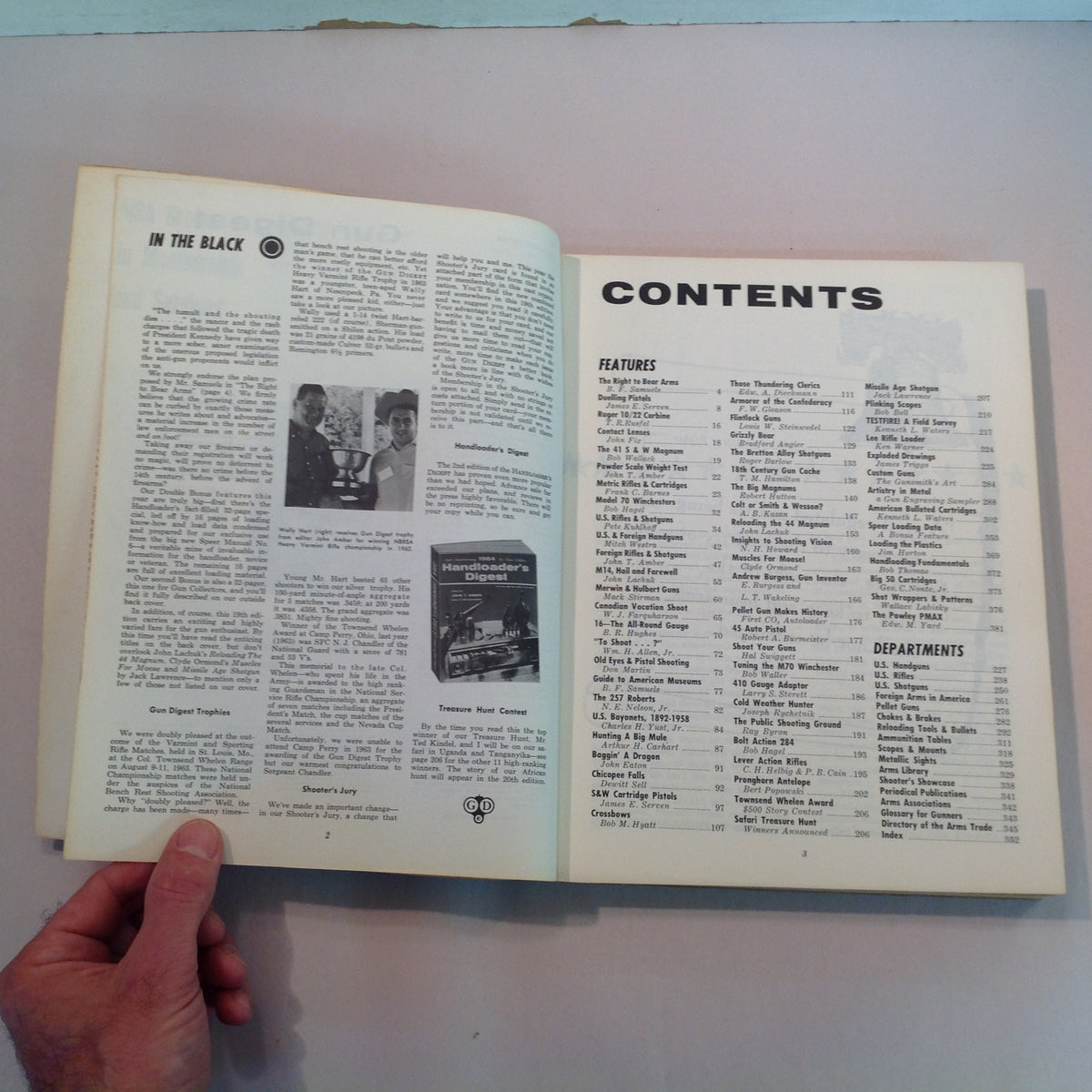 Vintage 1965 Trade Paperback Gun Digest 19th Anniversary De Luxe Edition Shooter's Encyclopedia