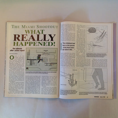 Vintage Aug 1999 Handguns Magazine It's A Polymer World H&K's Expert Shoulder Rig? Littleton Tragedy