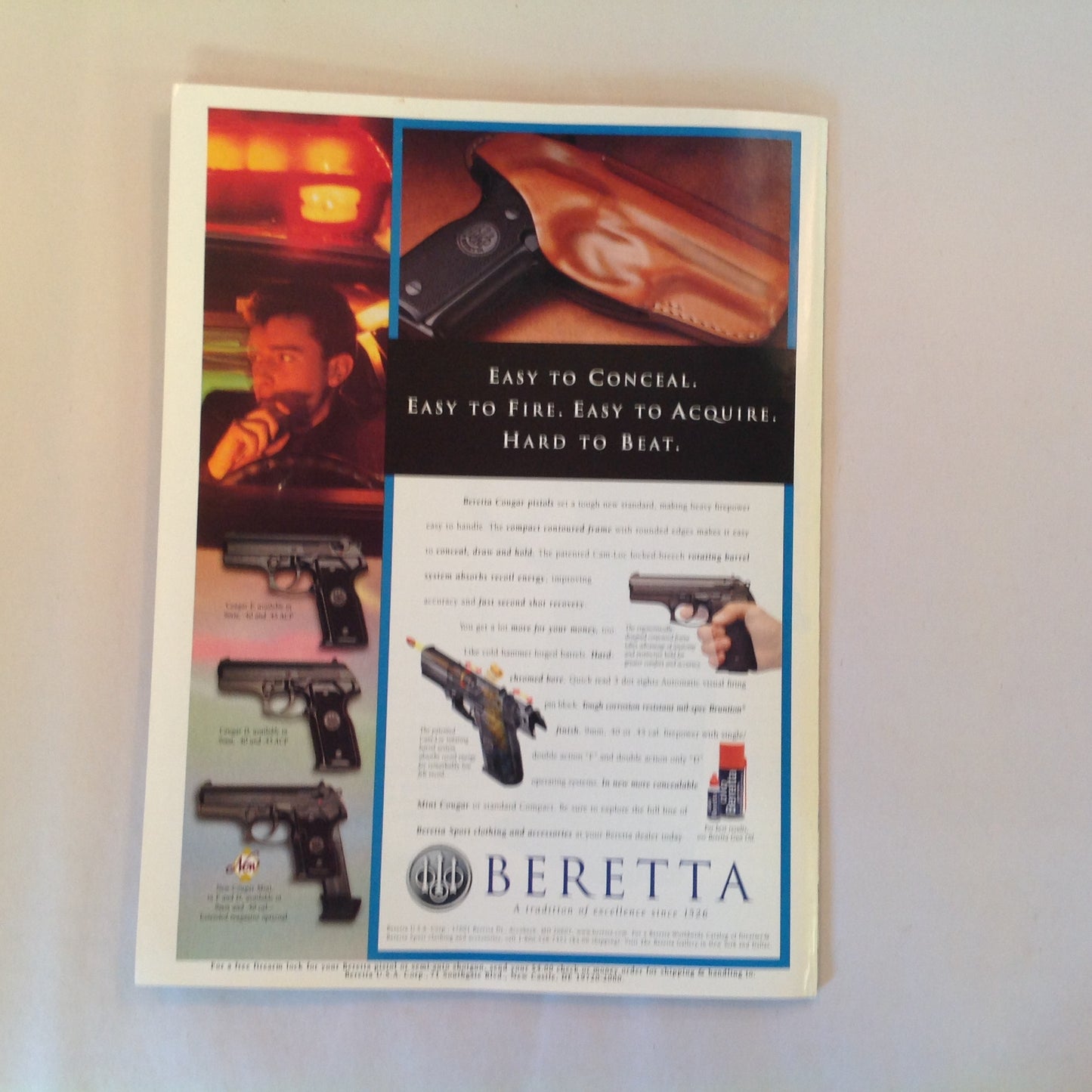 Vintage Aug 1999 Handguns Magazine It's A Polymer World H&K's Expert Shoulder Rig? Littleton Tragedy