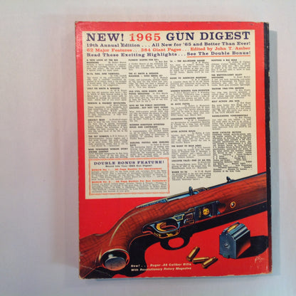 Vintage 1965 Trade Paperback Gun Digest 19th Anniversary De Luxe Edition Shooter's Encyclopedia