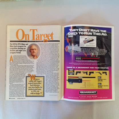 Vintage Nov/Dec 1997 Hand Gunning Magazine H&K New Compacts Hot Nine Recoil Proof Scope Mount