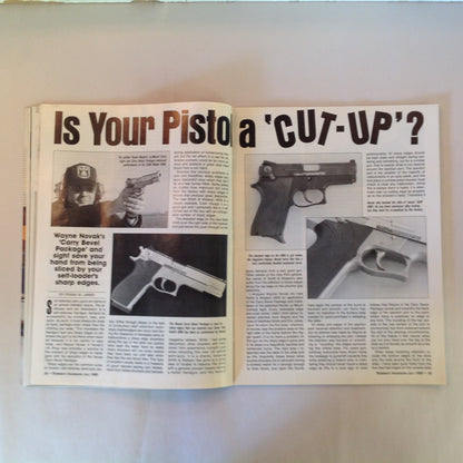 Vintage Jul 1989 Petersen's Handguns Magazine Guns In Review .45 Combat Autos Springfield 1911-A1