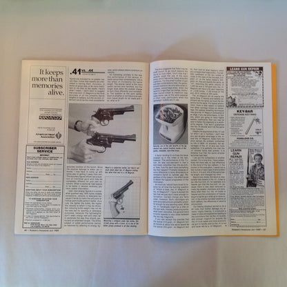 Vintage Jul 1989 Petersen's Handguns Magazine Guns In Review .45 Combat Autos Springfield 1911-A1