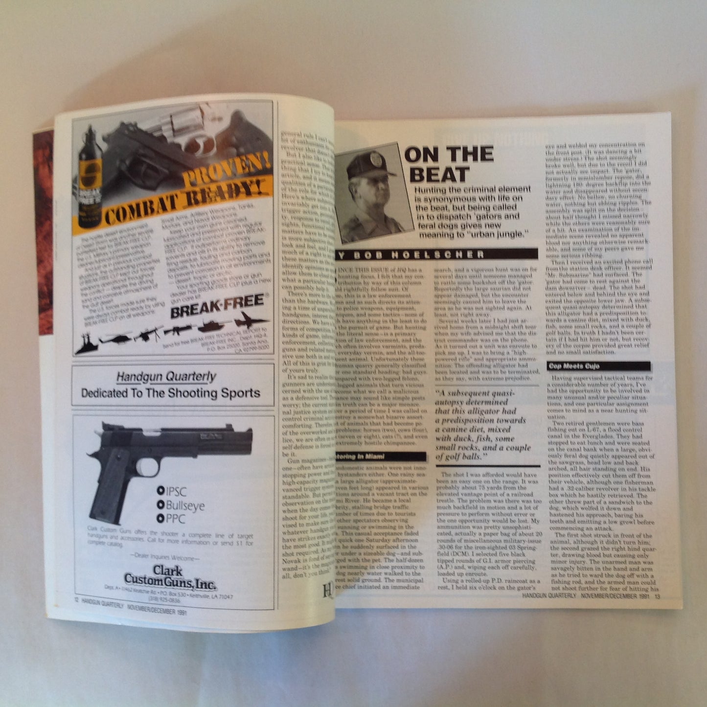 Vintage Nov/Dec 1991 Shooting Times Handgun Quarterly Who's Killing the .41 Magnum