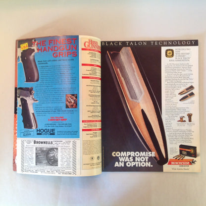 Vintage Sep/Oct 1993 Hand Gunning Magazine Ultimate .44 50 .45-70 Loads For Big Game Gear For Deer Hunting