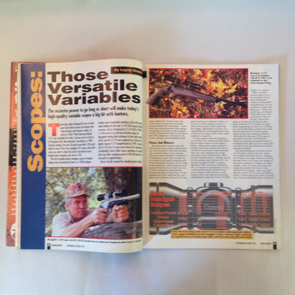 Vintage Sep/Oct 1993 Hand Gunning Magazine Ultimate .44 50 .45-70 Loads For Big Game Gear For Deer Hunting
