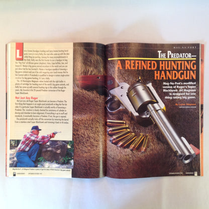 Vintage Sep/Oct 1993 Hand Gunning Magazine Ultimate .44 50 .45-70 Loads For Big Game Gear For Deer Hunting