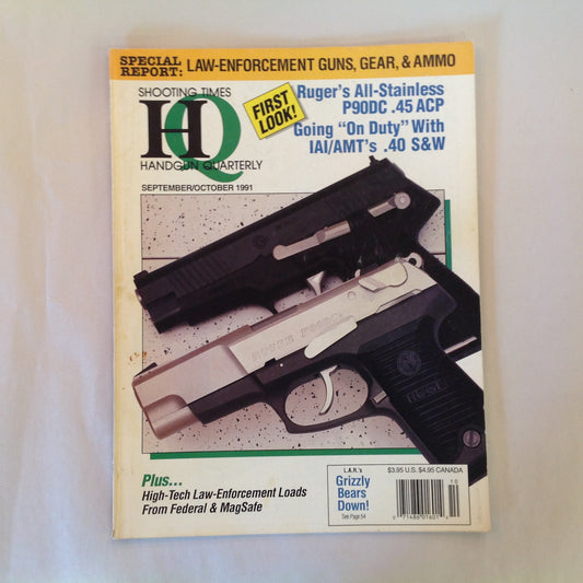 Vintage Sep/Oct 1991 Shooting Times Handgun Quarterly Magazine