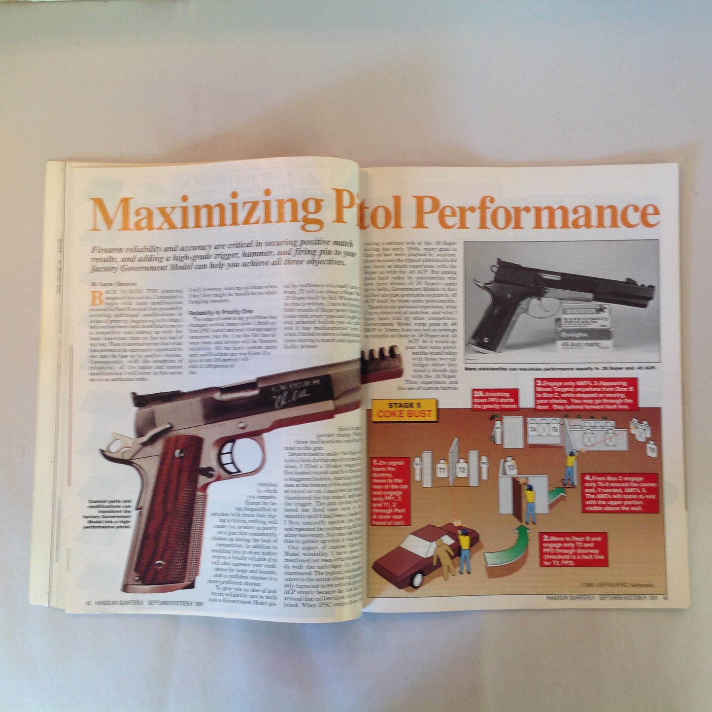 Vintage Sep/Oct 1991 Shooting Times Handgun Quarterly Magazine