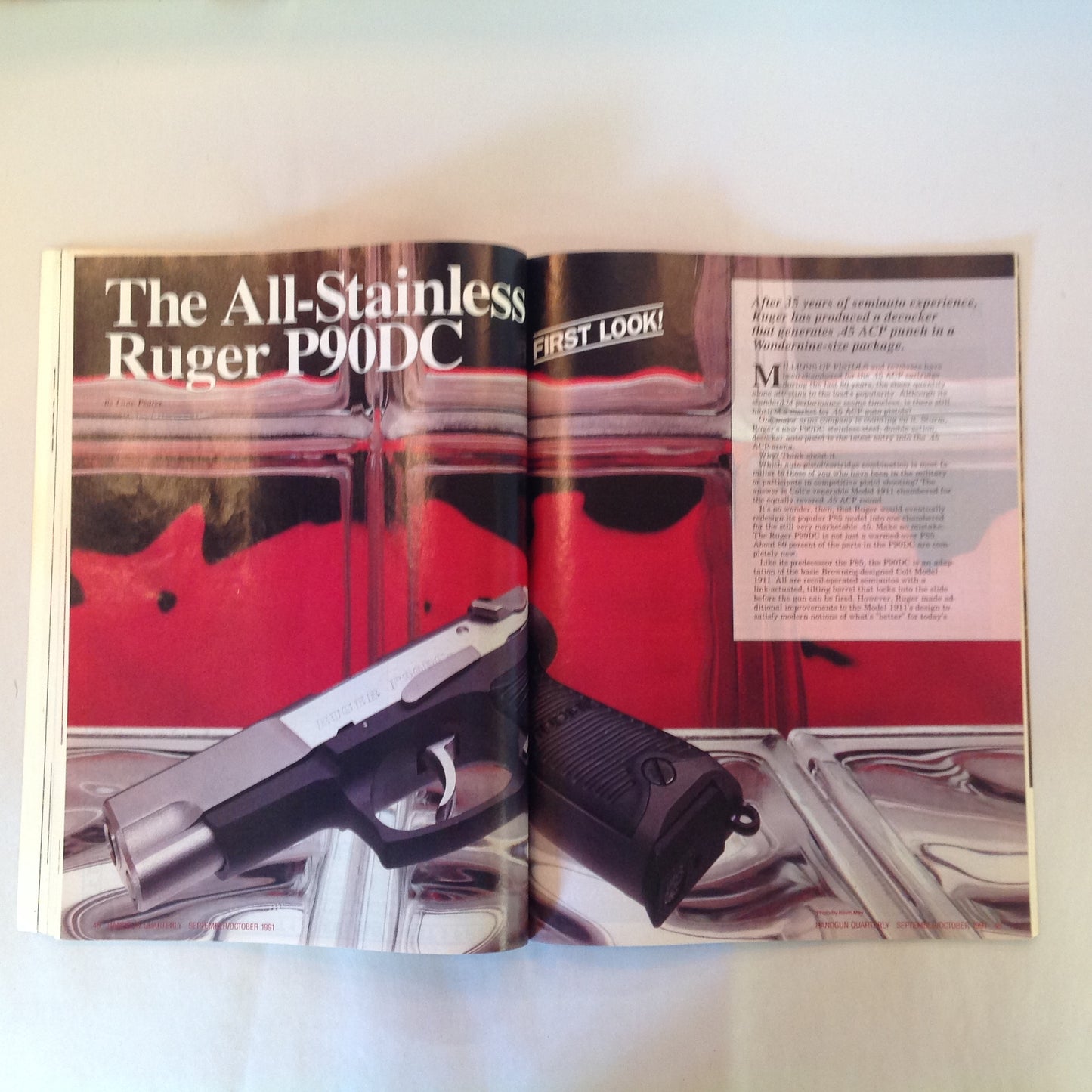 Vintage Sep/Oct 1991 Shooting Times Handgun Quarterly Magazine