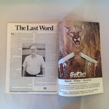 Vintage Sep/Oct 1991 Shooting Times Handgun Quarterly Magazine