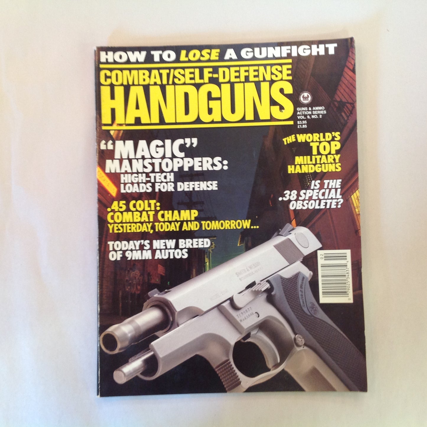 Vintage Combat/Self-Defense Handguns Magic Manstoppers .45 Colt 9mm Autos