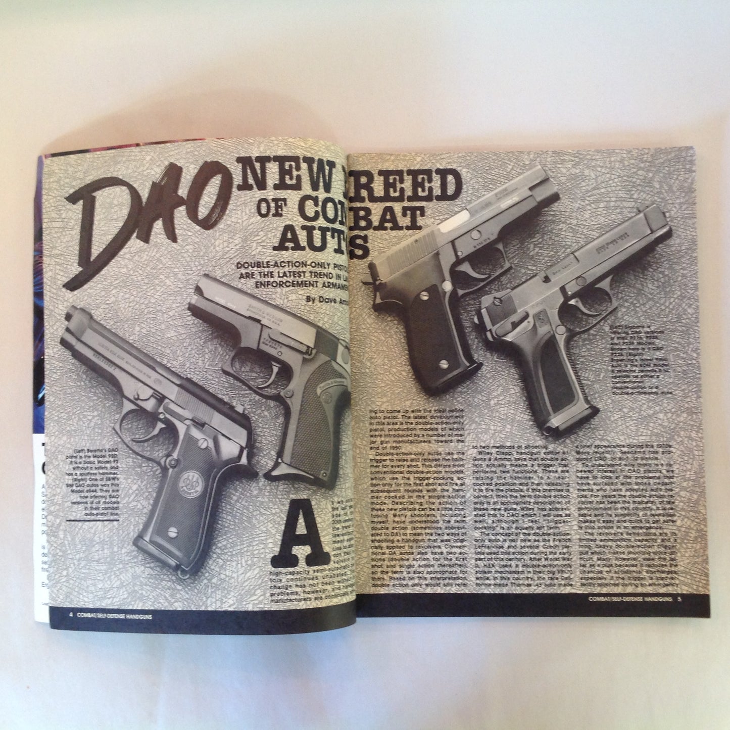 Vintage Combat/Self-Defense Handguns Magic Manstoppers .45 Colt 9mm Autos