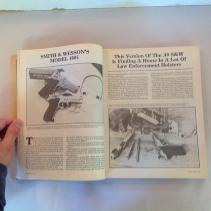 Vintage 1992 Trade Paperback Handguns '92 4th Edition Jack Lewis