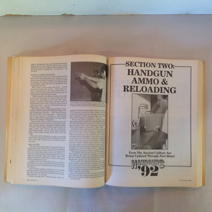 Vintage 1992 Trade Paperback Handguns '92 4th Edition Jack Lewis
