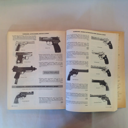 Vintage 1992 Trade Paperback Handguns '92 4th Edition Jack Lewis