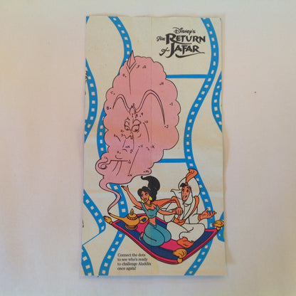 Vintage 1996 McDonald's Disney Home Video Happy Meal Bag Aristocats Snow White