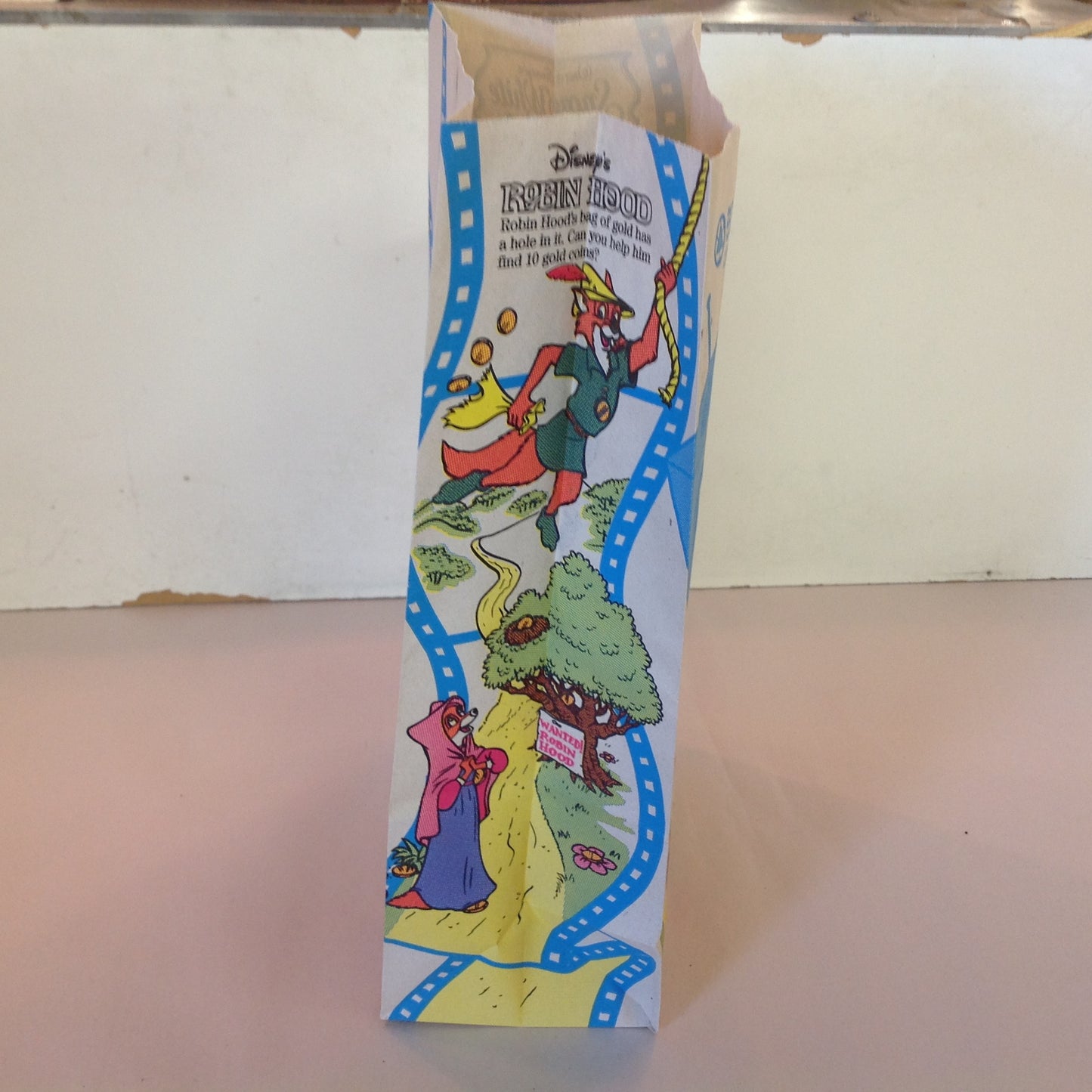 Vintage 1996 McDonald's Disney Home Video Happy Meal Bag Aristocats Snow White