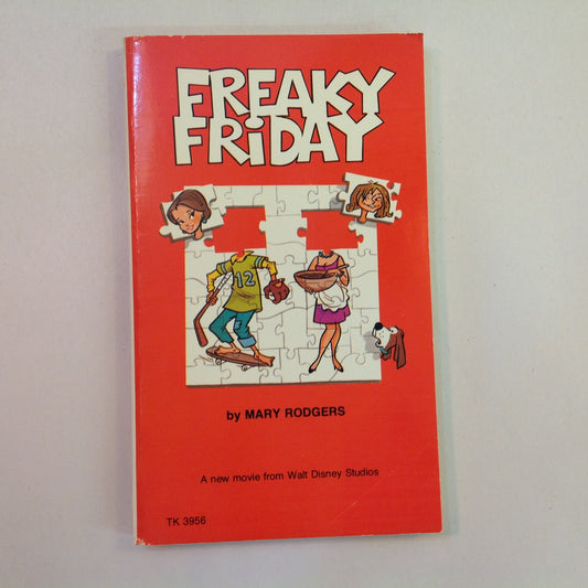 Vintage 1972 Mass Market Paperback Freaky Friday Mary Rodgers Scholastic Book Services