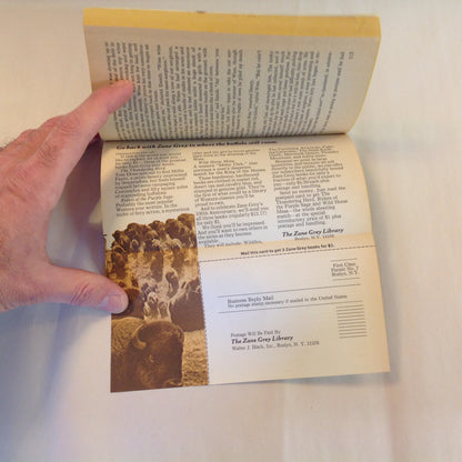 Vintage 1975 Mass Market Paperback Code of the West Zane Grey