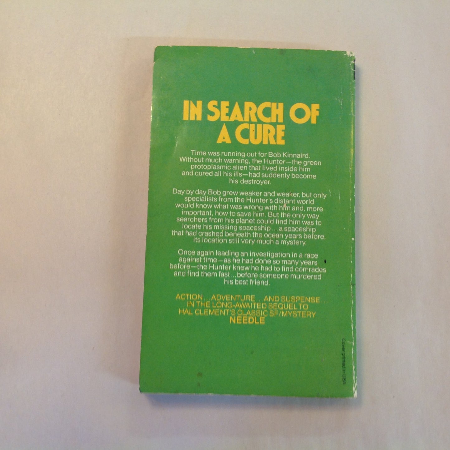 Vintage 1978 Mass Market Paperback Through the Eye of a Needle Hal Clement