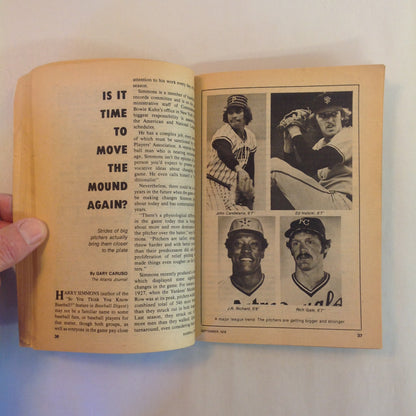 Vintage Sep 1978 Baseball Digest Magazine Ron Guidry: The Yankees' Super Southpaw