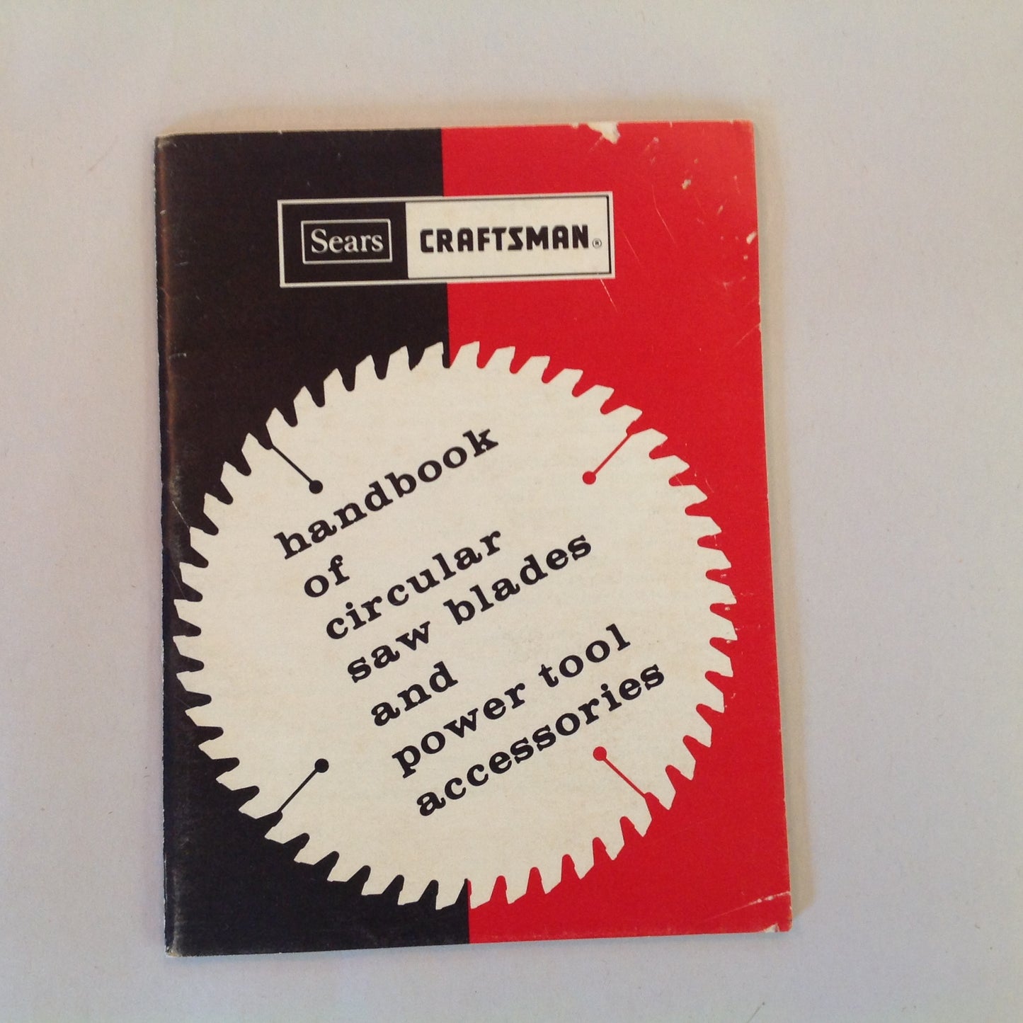 Vintage 1975 Sears Craftsman Handbook of Circular Saw Blade &Power Tool Accessories