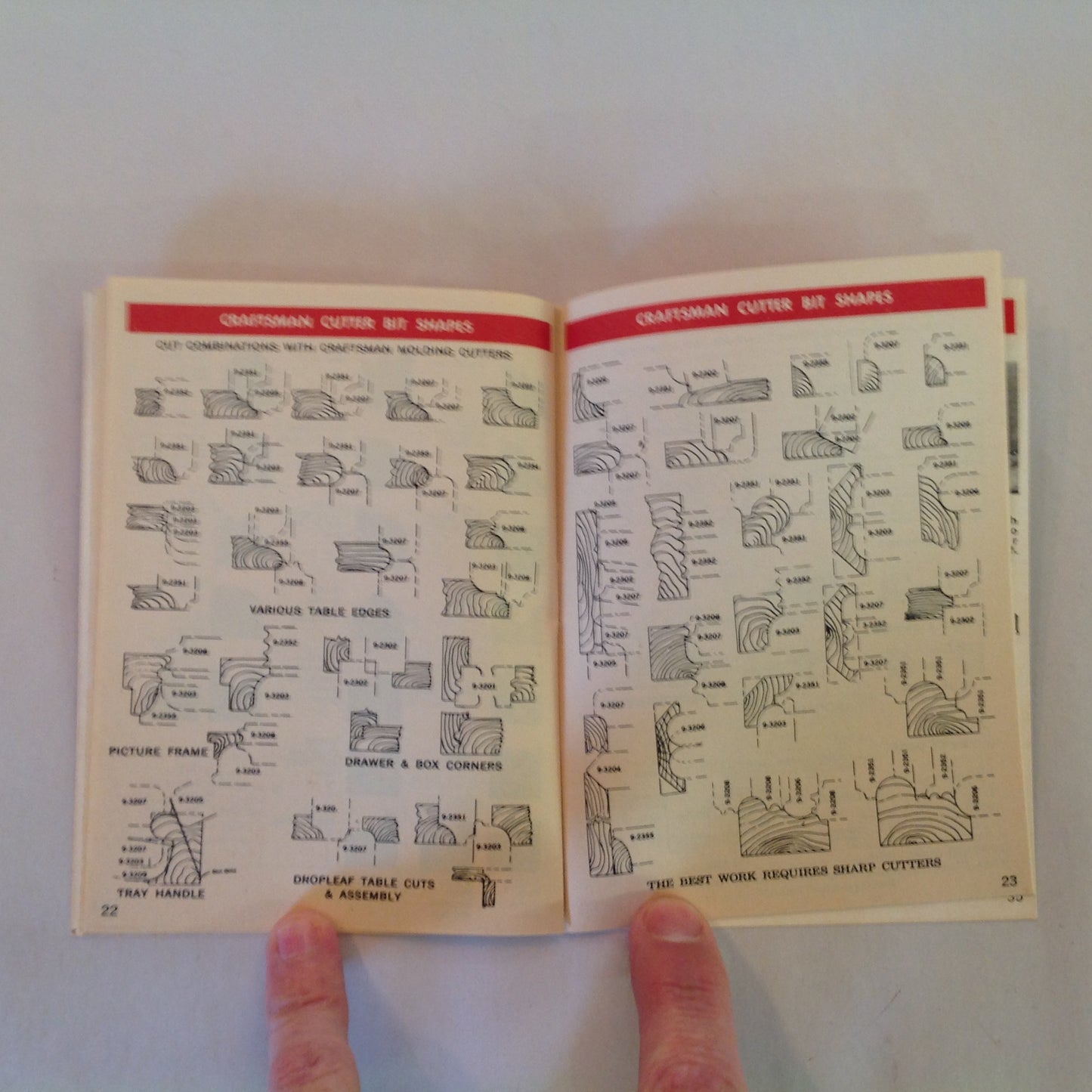 Vintage 1975 Sears Craftsman Handbook of Circular Saw Blade &Power Tool Accessories