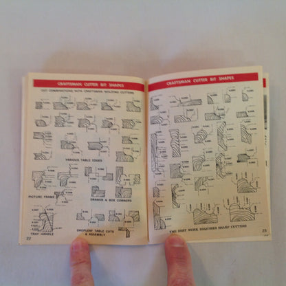 Vintage 1975 Sears Craftsman Handbook of Circular Saw Blade &Power Tool Accessories