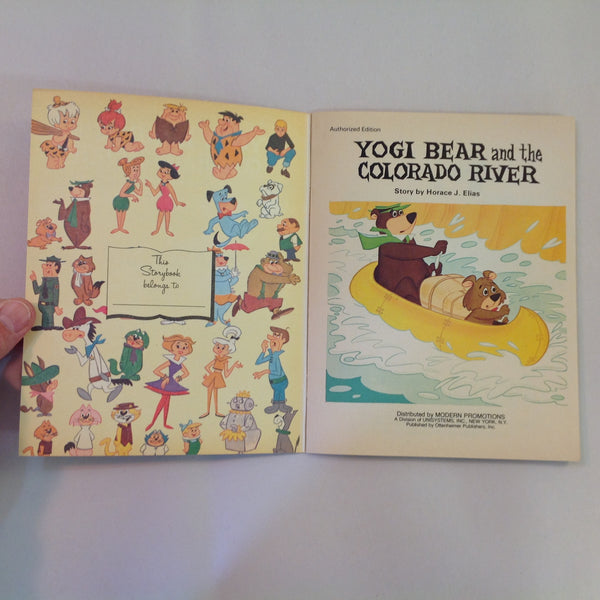 Vintage 1972 Picture Book Yogi Bear and the Colorado River Authorized Edition Hanna Barbera