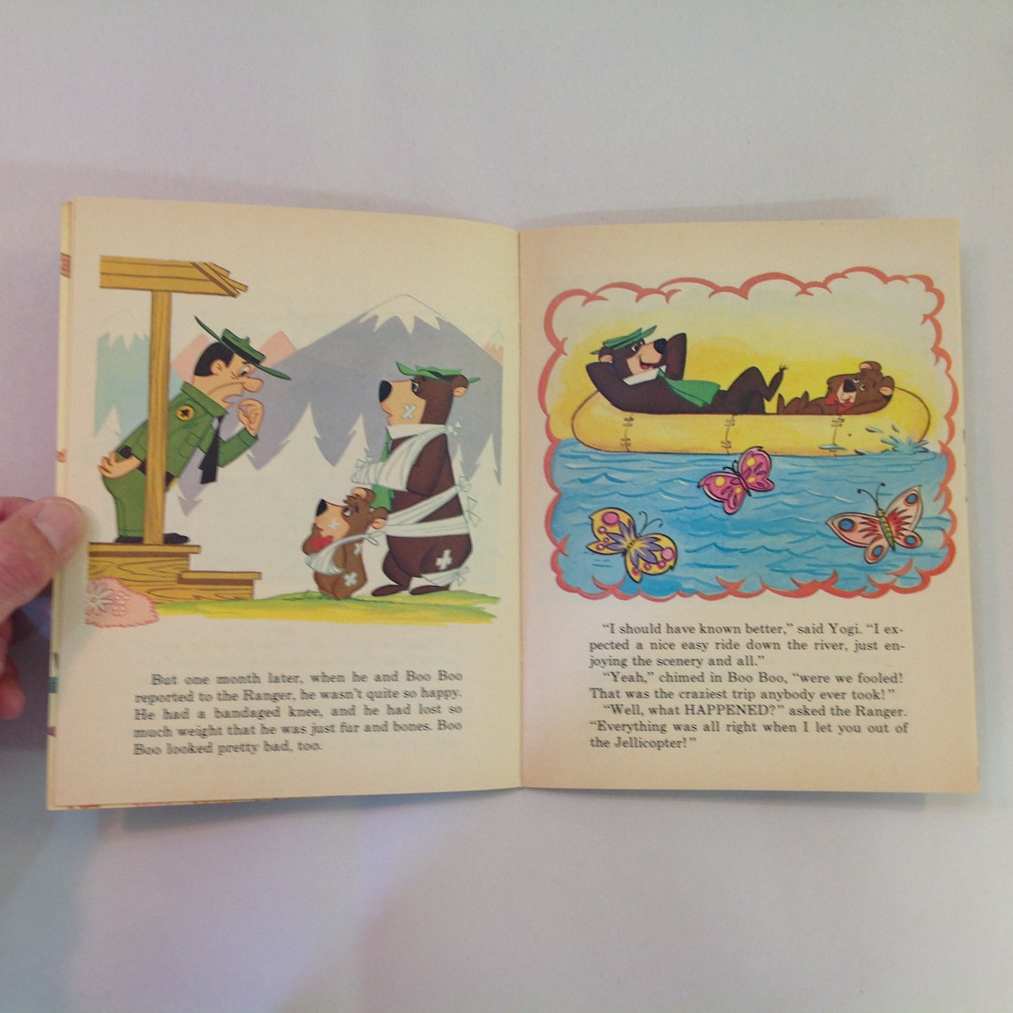 Vintage 1972 Picture Book Yogi Bear and the Colorado River Authorized Edition Hanna Barbera