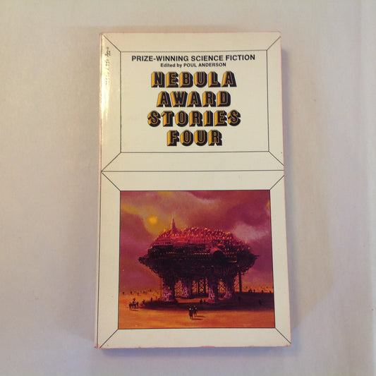 Vintage 1971 Mass Market Paperback Nebula Award Stories Four Poul Anderson, Ed
