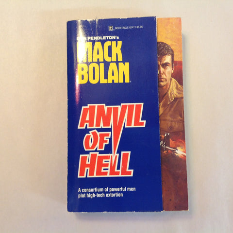 Vintage 1988 Mass Market Paperback Don Pendleton's Mack Bolan: Anvil of Hell