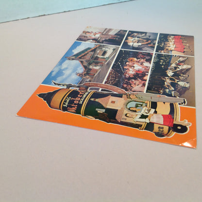 Vintage Souvenir Oversize Postcard Scheidel's Bavaria Sacramento CA Oktoberfest