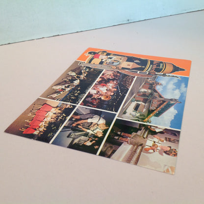 Vintage Souvenir Oversize Postcard Scheidel's Bavaria Sacramento CA Oktoberfest