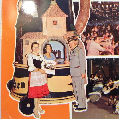 Vintage Souvenir Oversize Postcard Scheidel's Bavaria Sacramento CA Oktoberfest