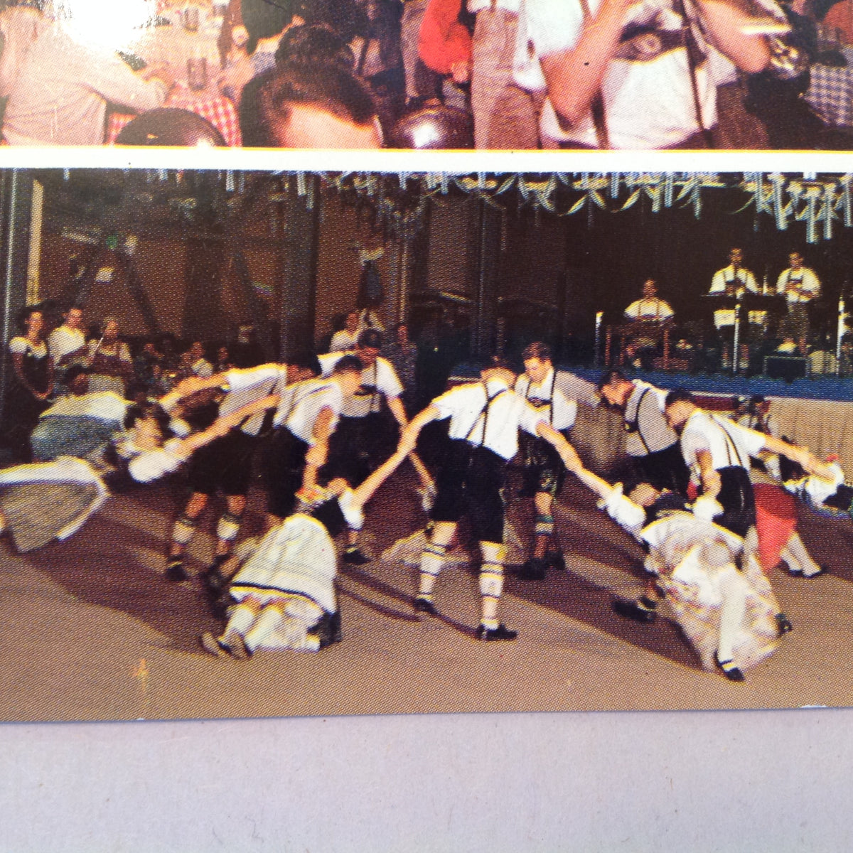 Vintage Souvenir Oversize Postcard Scheidel's Bavaria Sacramento CA Oktoberfest
