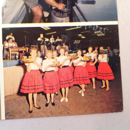 Vintage Souvenir Oversize Postcard Scheidel's Bavaria Sacramento CA Oktoberfest