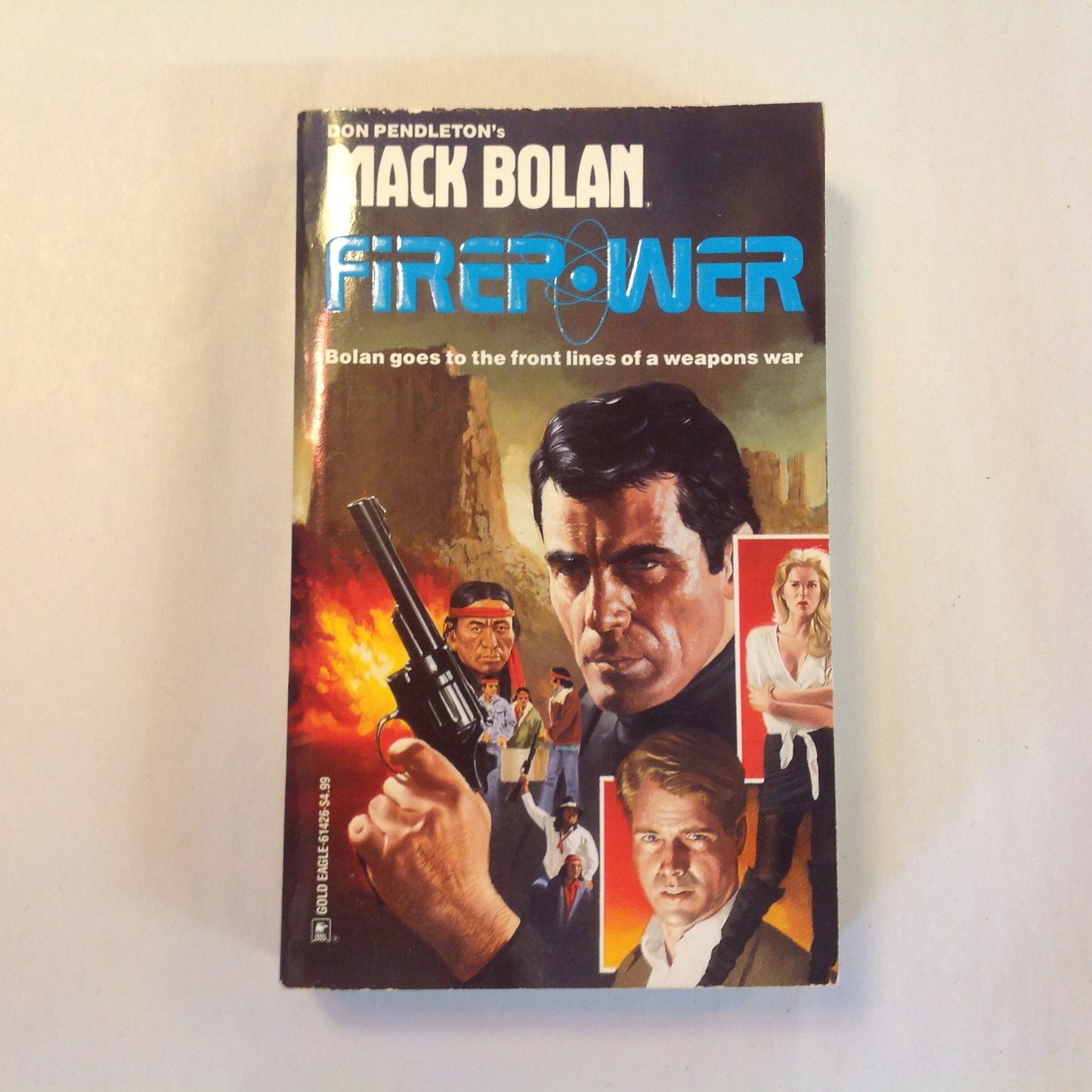 Vintage 1992 Mass Market Paperback Don Pendleton's Mack Bolan: Firepower