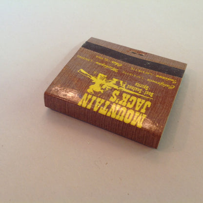 Vintage Souvenir Matchbook Mountain Jack's Steak Seafood Spirits Lafayette IN