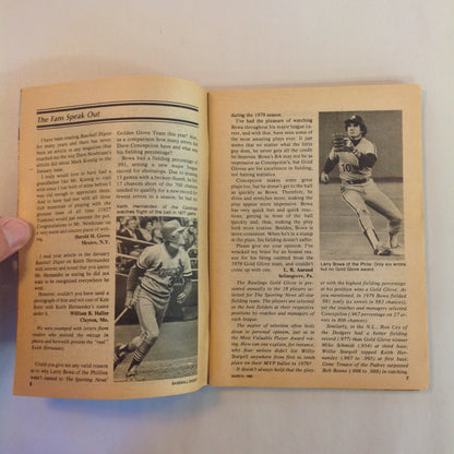 Vintage Mar 1980 Baseball Digest Magazine Gary Carter: Best Young Catcher in the National League