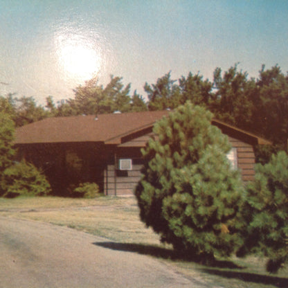 Vintage Souvenir Elongated Postcard Roman Nose State Park Lodge Watonga Oklahoma