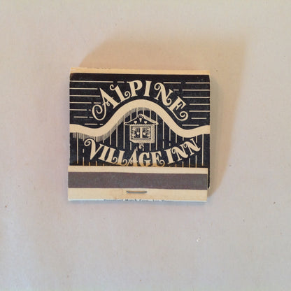 Vintage Matchbook Alpine Village Inn Gross Gott On the Las Vegas Strip Nevada