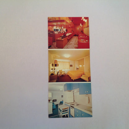 Vintage Souvenir Elongated Postcard Nutel Motel Apartments Los Angeles CA Rooms