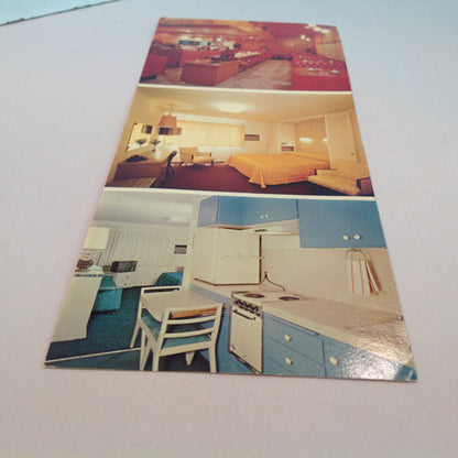 Vintage Souvenir Elongated Postcard Nutel Motel Apartments Los Angeles CA Rooms
