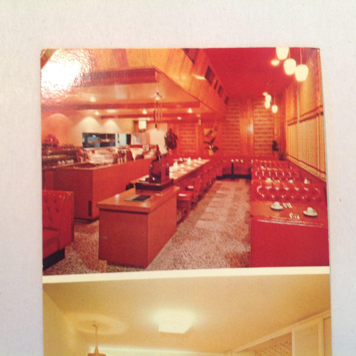 Vintage Souvenir Elongated Postcard Nutel Motel Apartments Los Angeles CA Rooms